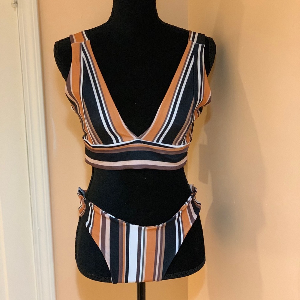 Two piece bikini swimwear